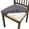 1PC Stretch Dining Chair Seat Covers Spandex Elastic Upholstered Chairs Cushion Cover Removable El Party Chair Slipcovers
