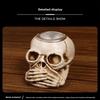 Halloween Skull Candlestick Script Kill Movie Props Skull Candlestick Ghost Festival Horror Decoration Chamber Of Secrets Escape