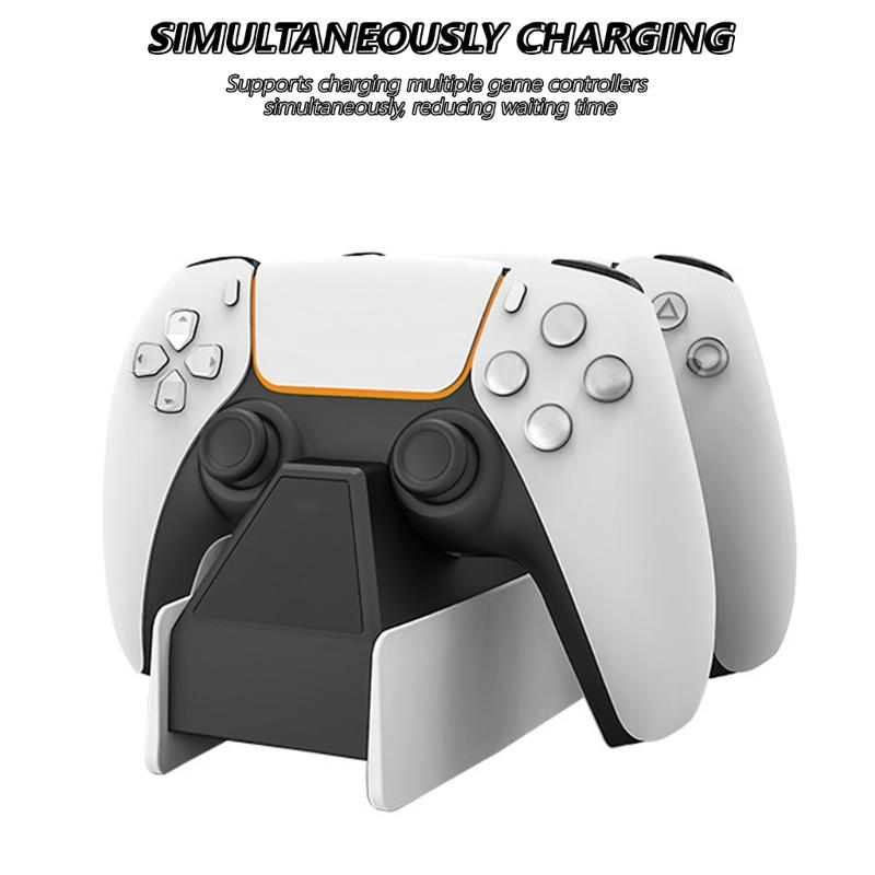 Multiple Device Gaming Accessory Charging Hubs with Two Slots for Controllers