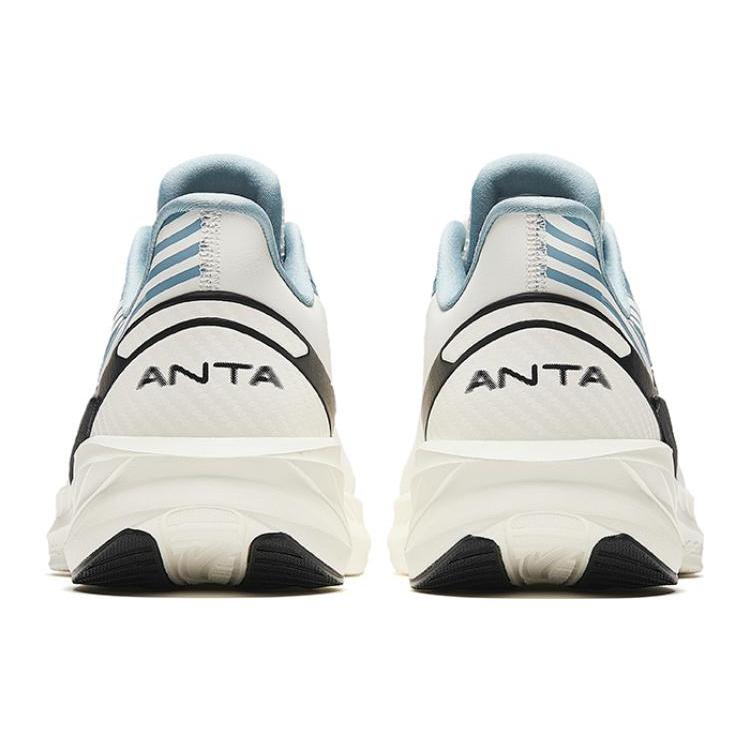 New Anta DuCi4 Cushioning Wear Resistant Low Top Training Running Shoes Men's White Green Leather Surface 912355526-10