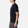 Columbia Moisture-Wicking Breathable Printed Short Sleeve UPF 50 Sun Protection T-Shirt Unisex Tops Black AE0805-010