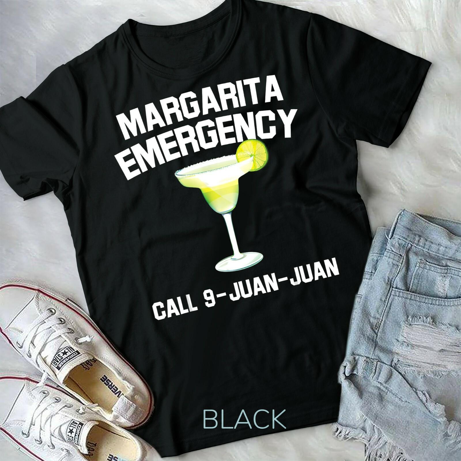 Margarita Emergency Mexican Fiesta Funny Cinco de Mayo Unisex Form T-shirt XXXL