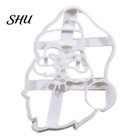 Christmas Cookie Mold Snowball Snowman Santa Claus Shaped Cutting Classic Design Festive DIY Biscuit for Holiday Party Baking Tool