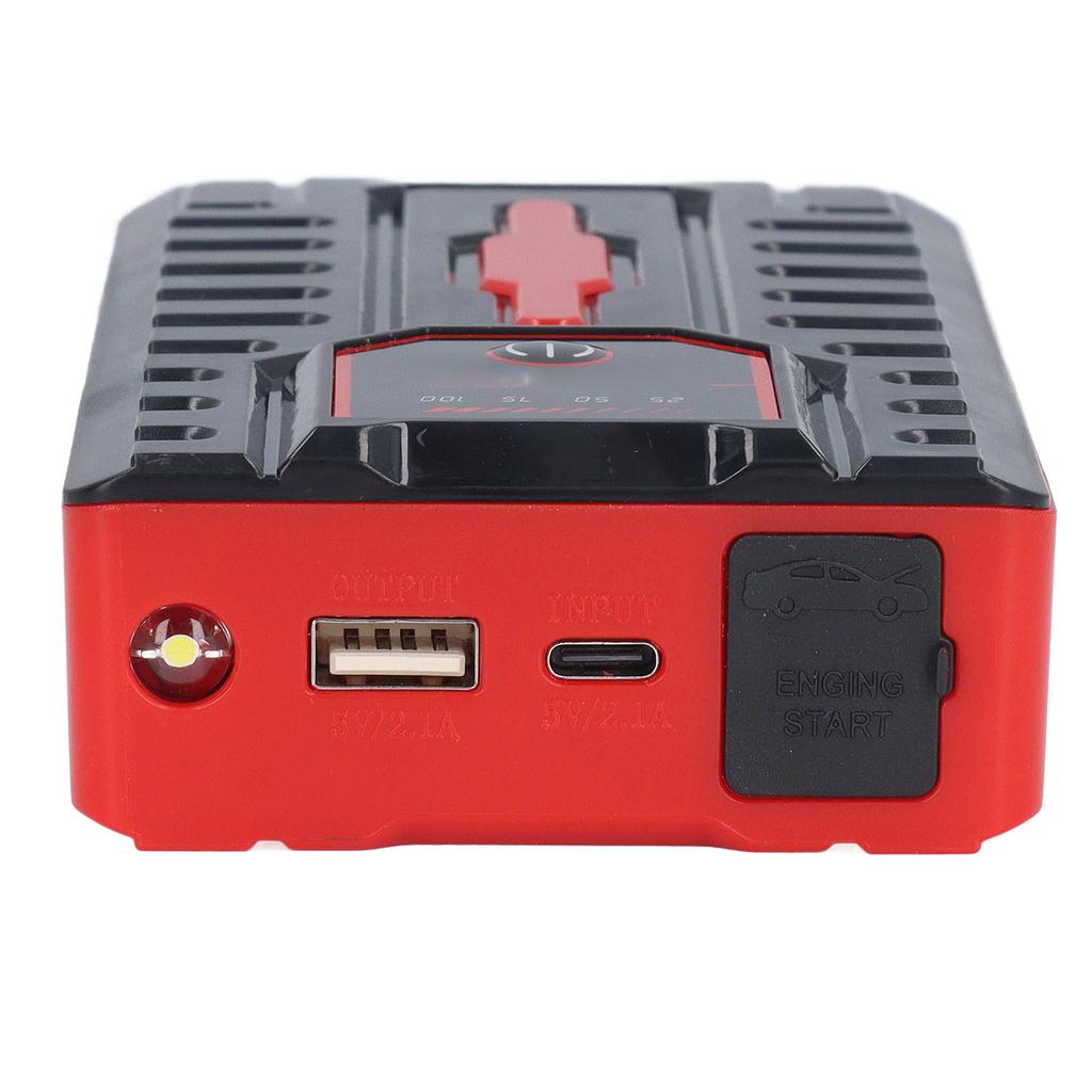 12V Car Battery Jump Starter 20000mAh LED Display Portable Emergency Jump Box with Flashlight and USB Output For Up to