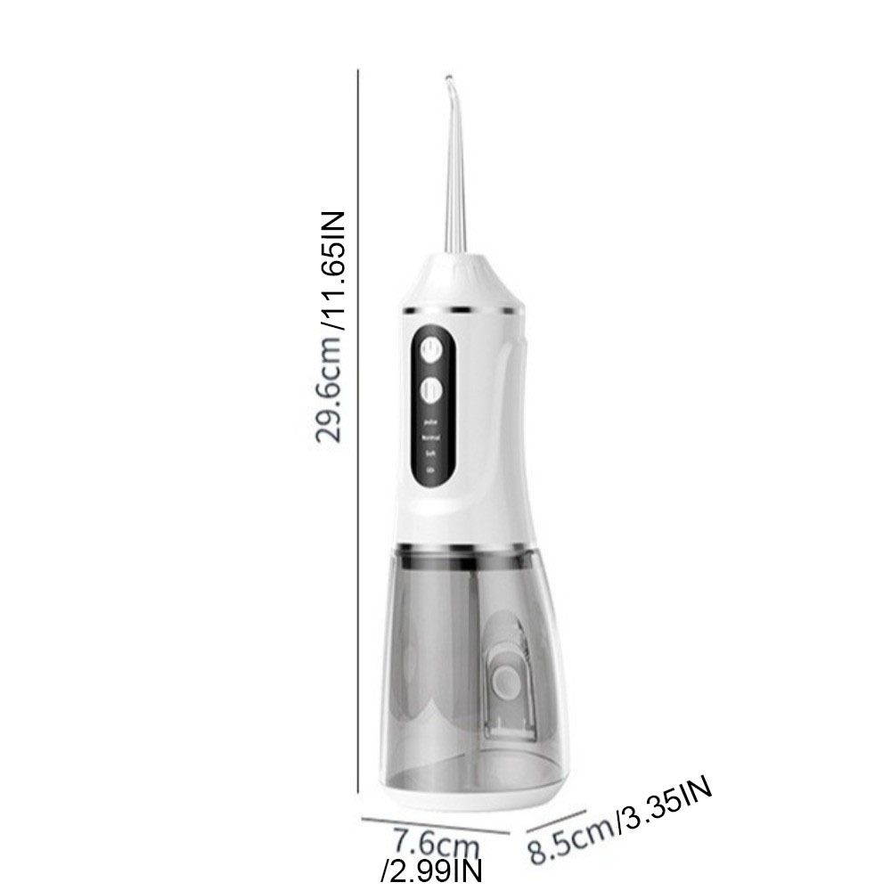 Smart Electric Oral Irrigator Rechargeable Cordless Electric Tooth Flusher Professional with 4 Nozzles Tooth Scaler Braces Care