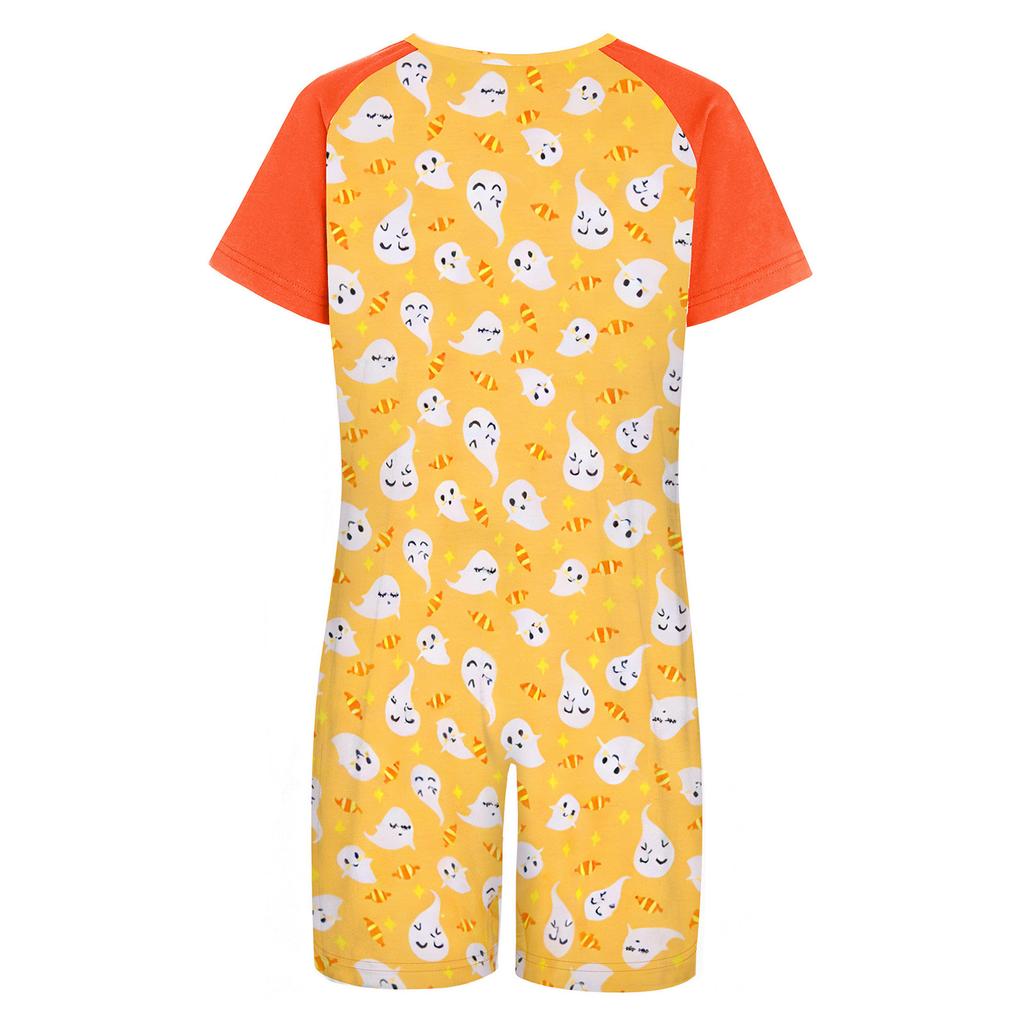 Mono Adorable Estampado Adaptativo para Niños con Necesidades Especiales Cuello Redondo Manga Corta Anti-rozaduras