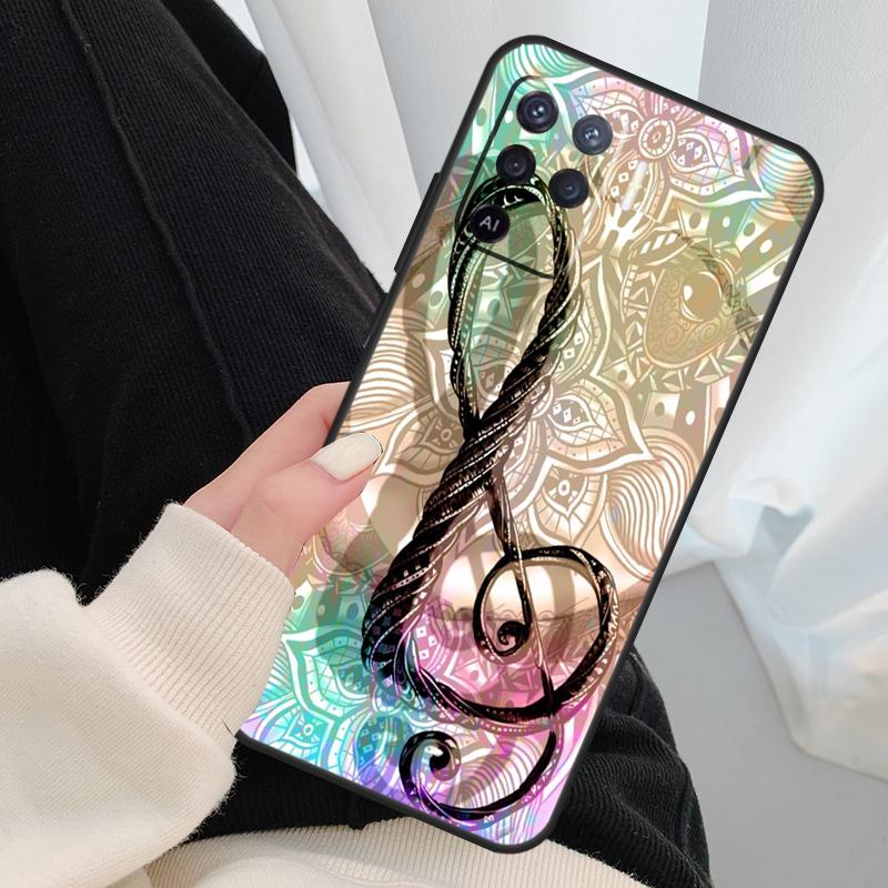 Musikanmerkung Musikalische Violinschlüssel Hülle Für Oppo A17 A57 A77 A40 A78 A54 A74 A94 A76 A16 A96 A18 A60 A80 A38 A58 A98 A15 A5 Pro