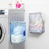 Foldable Wall Mounted Laundry Basket Dirty Clothes Storage Basket Toy Dust Bucket Home Laundry Hamper Dirty Clothes Storage Bag