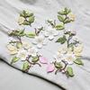 1Pcs Jacket Jeans Craft Accessories Flower Embroidery Patch Iron On Elegant Patches For Clothes Bags DIY Embroidered Stickers