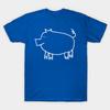 Unisex Fashion TShirt Ghost Pig Print TShirt Plus Size XS-6XL T-Shirt 100%Cotton Tops O Neck Short Sleeve Tees