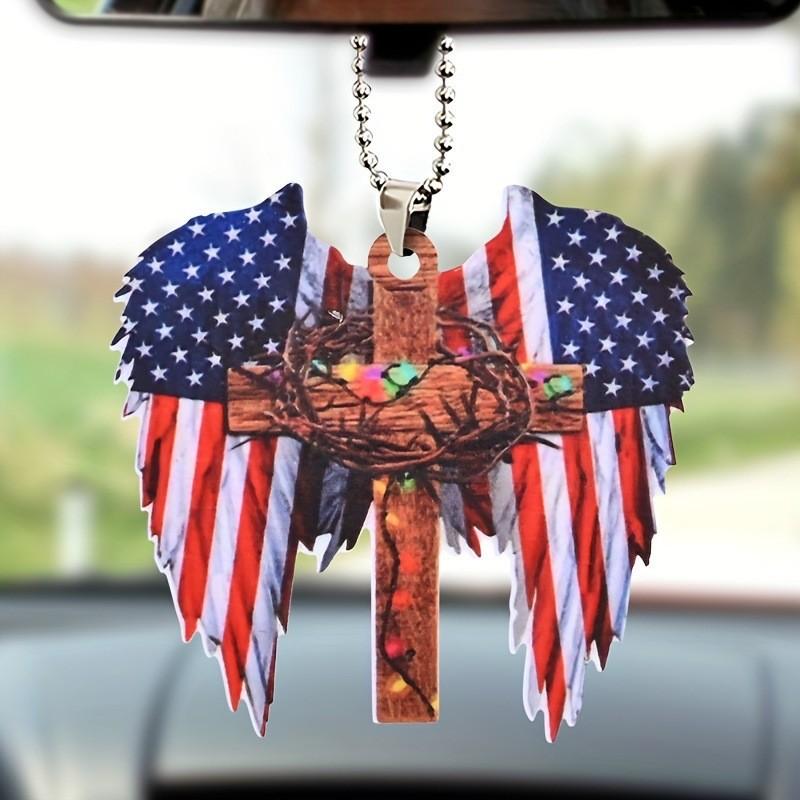 Acrylic Playful Car Decor Quirky Cartoon Hanging Ornament Versatile Bag And Home Use
