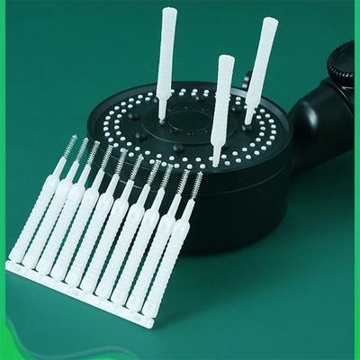 10 pcs Brosse de Nettoyage de Douche Salle de Bain Micro Brosse en Nylon Buse Anti-obstruante Outils de Nettoyage Accessoires de Salle de Bain