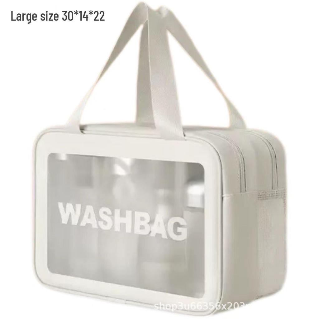 Luxury Double-Layer Women's Makeup Bag – Portable, Large Capacity, Waterproof Toiletry Case