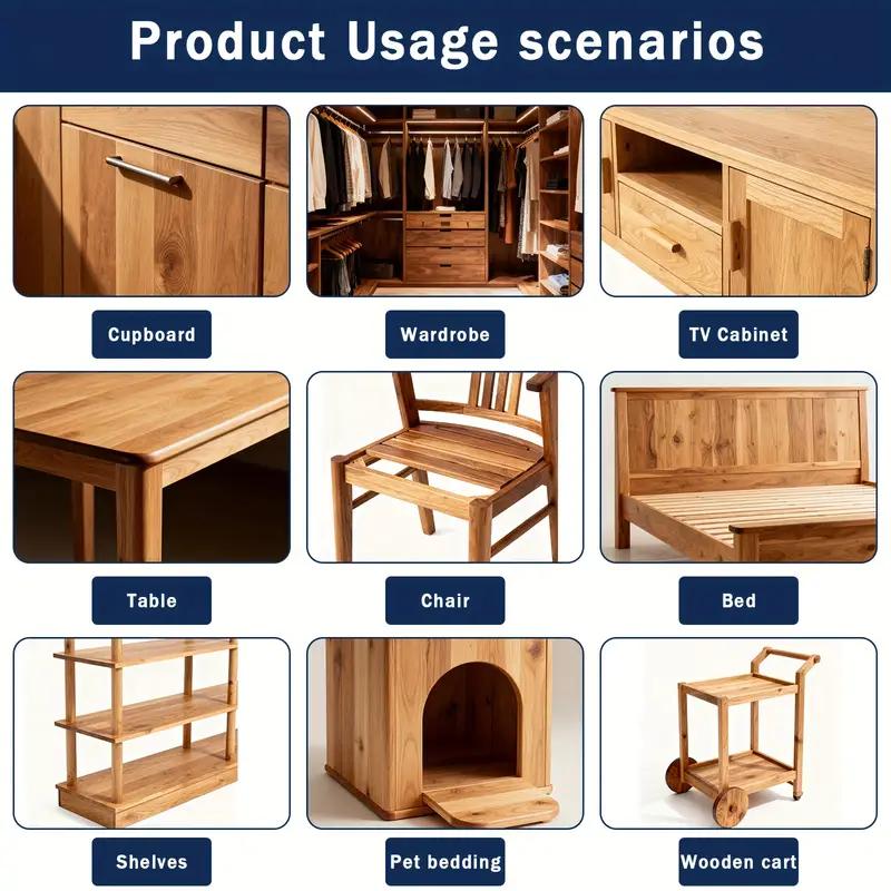 Soportes de Ángulo de 90° de Acero Inoxidable de Alta Resistencia con Fácil Instalación para Soporte de Muebles