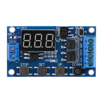 DC 5V36V Trigger Cycle Delay Timer Switch Turn On Off Relay Module with LED Display
