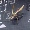 Steampunk Mechanical Mosquito Puzzle - ,3D Metal Jigsaw Puzzle Industrial Desktop Decor for Engineers & Retro Gadget Lovers