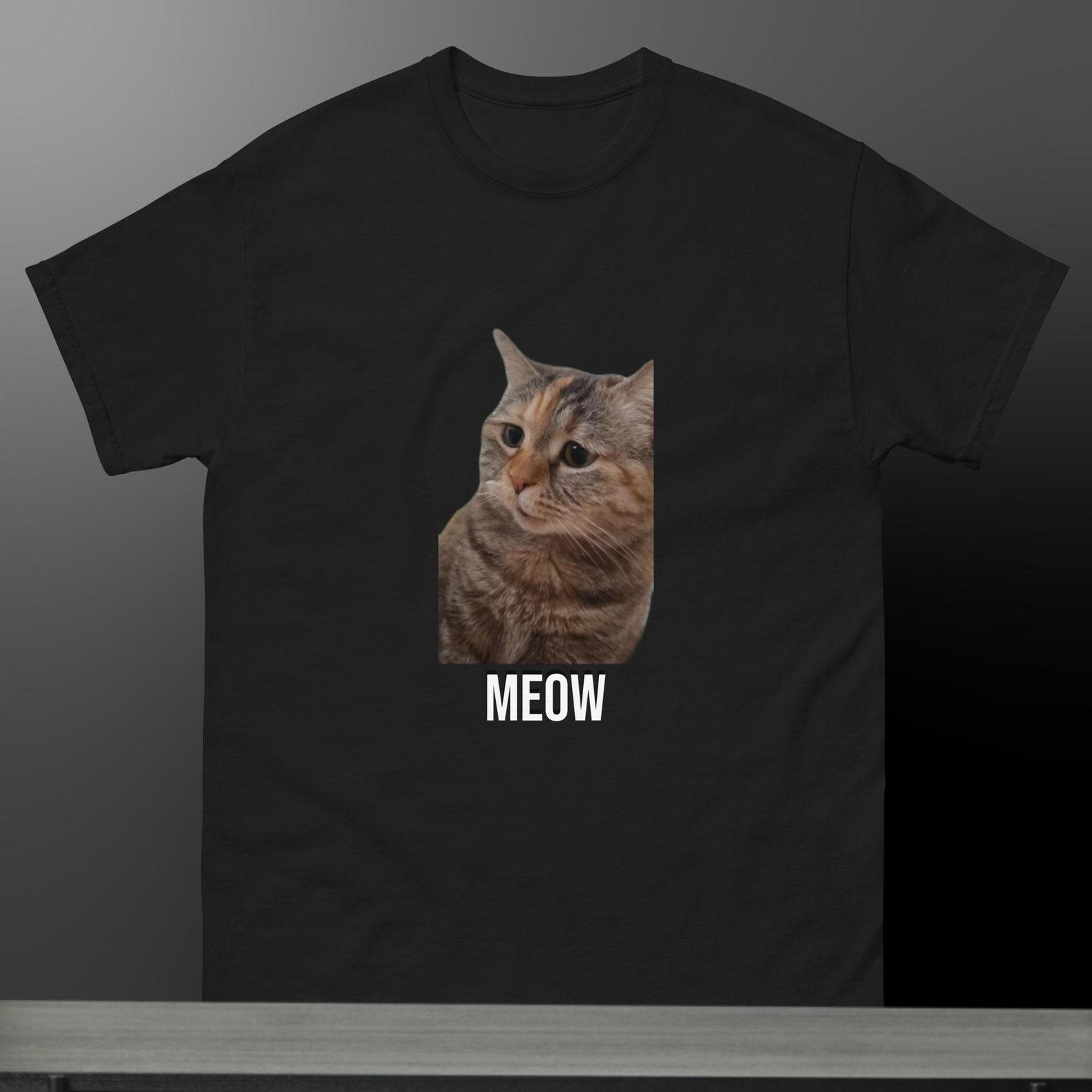 Cat Meme T-Shirt Talking Cat S