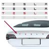Für Auto Kofferraum Logo Ersatz Englischer Buchstaben Logo Aufkleber Ersatz Für Modell 3 Modell X Modell S/Y