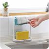 Bathroom Towel Hanging Rack Soap Holder Dish 2 In 1 Kitchen Utensil Box Rag Storage Racks