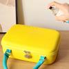 Dopamine Color Handheld Makeup Bag Large Capacity Portable Cosmetic Case  Cosmetician
