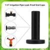 100pcs Garden Watering Sprinkler Nozzles Heavy Type  Rubber Irrigation Connector Fittings With Quickly Connects