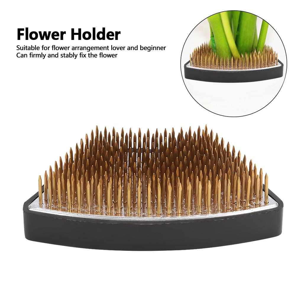 Arc shaped Flower Kenzan Holder Flower Arrangement Needle Pin Arranging Tool Accessories(S )