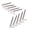 4/10Pcs Diy Ciss Bend Elbow With Long Steel Sharp Needle Ink Backflow Prevention