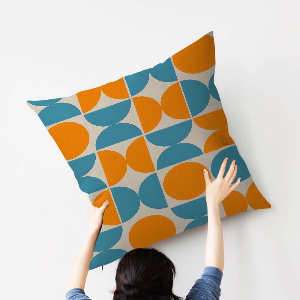 Abstract B-Bauhaus Geometry Cushion Cover Car Throw Pillow Case For Sofa Car Christmas Gift 40X40Cm 45X45Cm