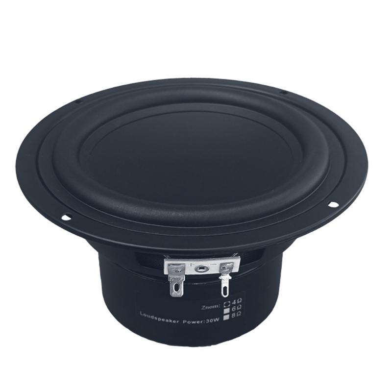 

5,25-дюймовый 4-омный сабвуфер Hi-Fi компонентный динамик металлический рупор для глубоких басов и захватывающего звукового опыта аксессуар