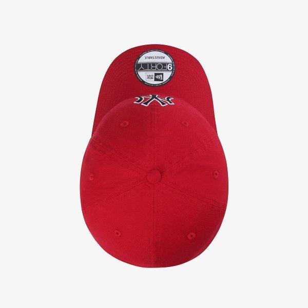 New Era New York Yankees Basic Outline Unstructured Ball Cap Scarlet 15216771