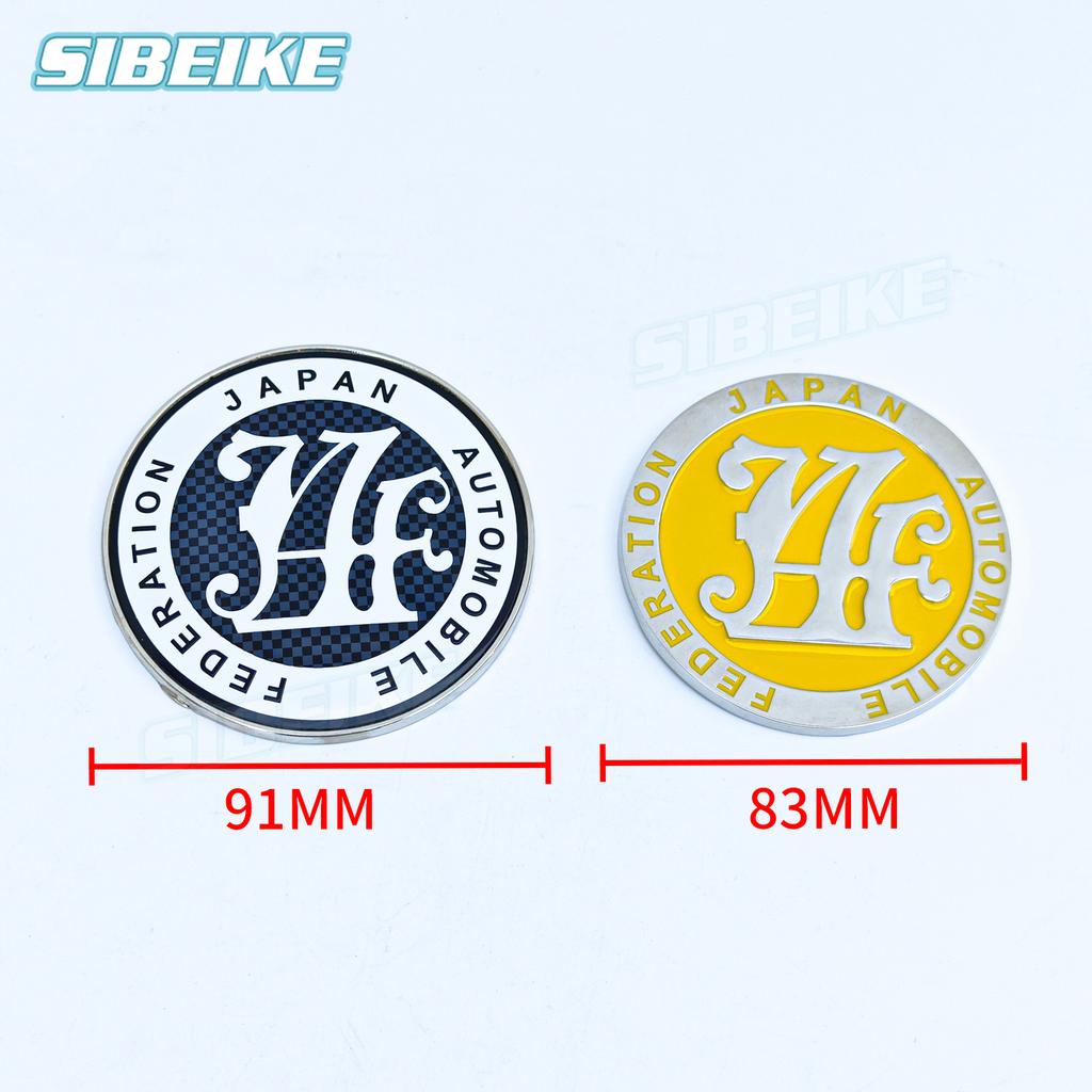 Accessories Car 3D Metal Decals Sticker Emblem Japan Automobile Federation Car Front Grill Badge Emblem