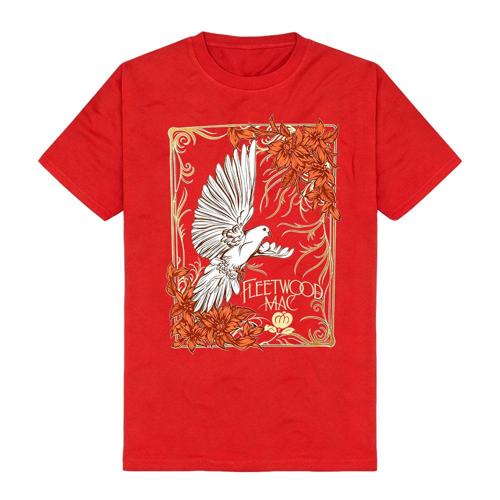 Fleetwood Mac The Dove T-Shirt Jugendstil Orchester Gotische Ästhetik T-Shirt Rundhals Baumwoll T-Shirt Kurzarm Unisex Oberteile