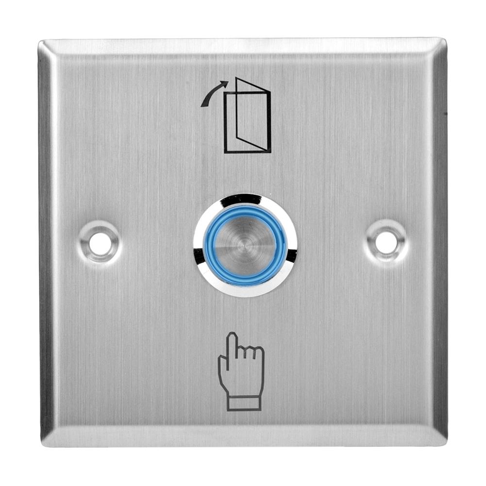 

Door Access Control System Exit Button Door Push Release Switch With Indicator Light