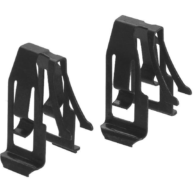 Sun Visor Clip Retainer Bracket Interior Right and Left Roof Sun Shield Fixed Iron Buckle Hasp Kit for Toyota Crown Reiz Prado RAV4 Camry (2PCS)