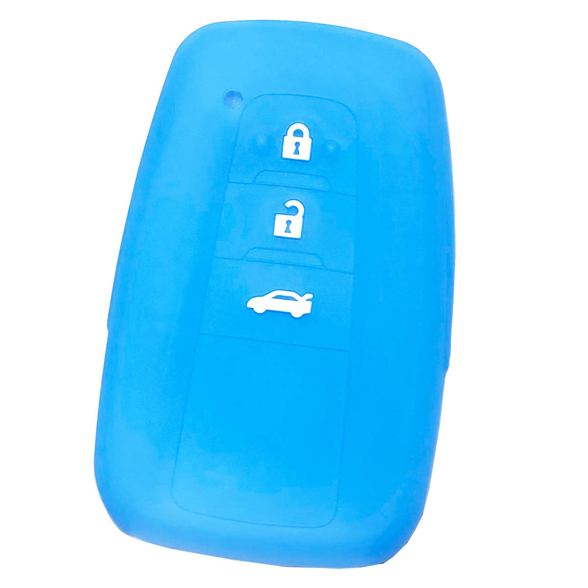 

[IKT] Silicone cover for smart key for Toyota cars, 3 синий