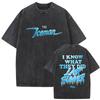 T-shirt Vintage Lavé Drake Iceman 'I Know What They Did Last Summer' Album 2026 Hommes Femmes Décontracté Surdimensionné Confortable Coton