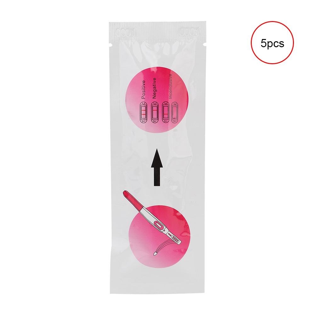 

5 шт., ручка для тестирования на раннюю беременность ХГЧ, экспресс-тест для взрослых женщин и женщин для беременных