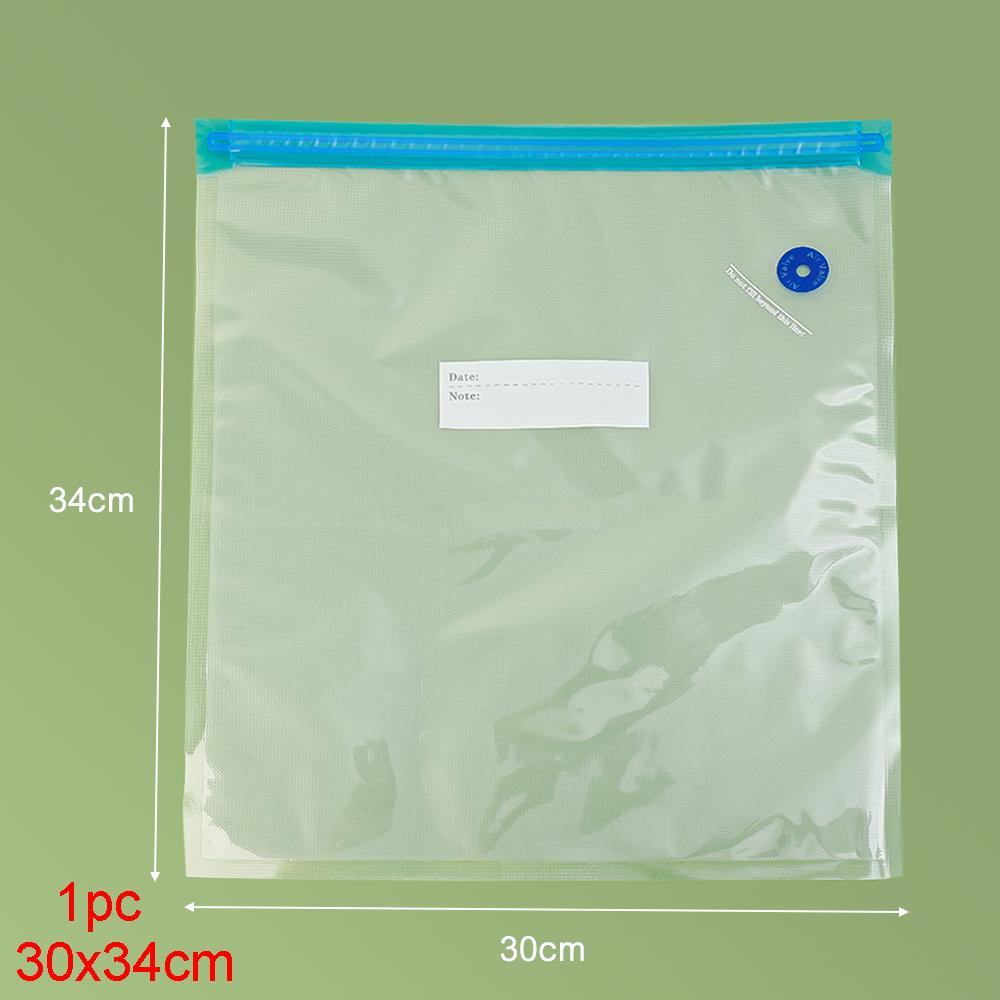 10Pcs Vacuum Sealed Food Bags Food Storage Bag with Sealing Pump Household Food Sealer Air Valve Bag Sealing Small Large Size