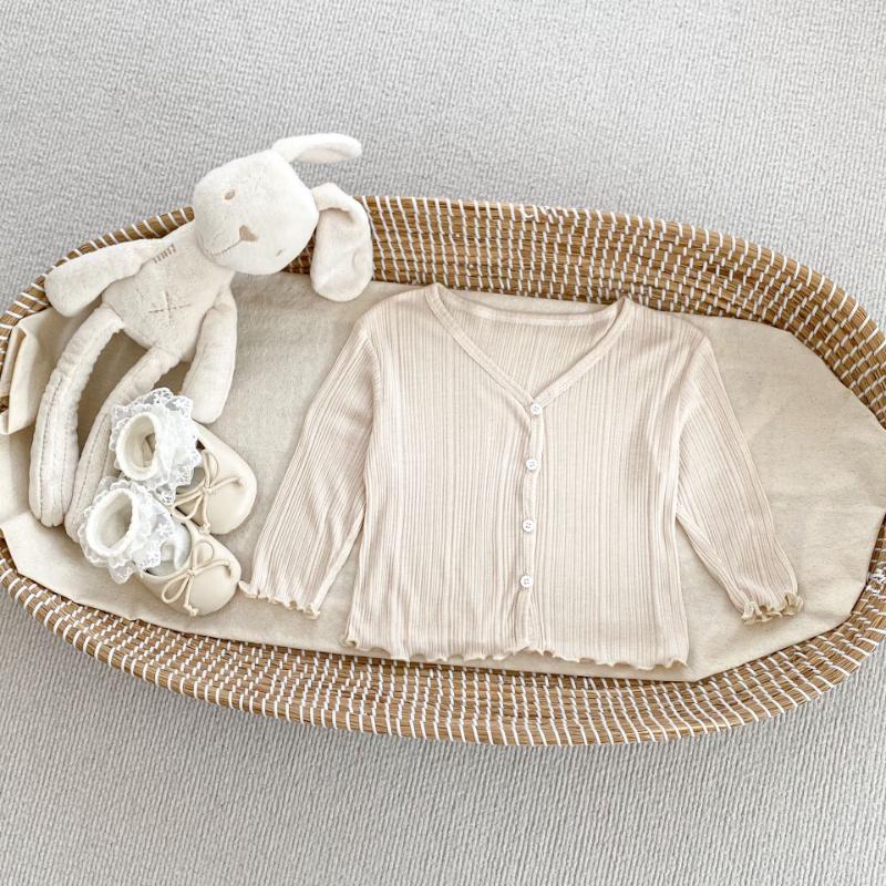 Kayoudo Baby Girl s Solid Color Lightweight Sun Protection Cardigan Jacket 110CM