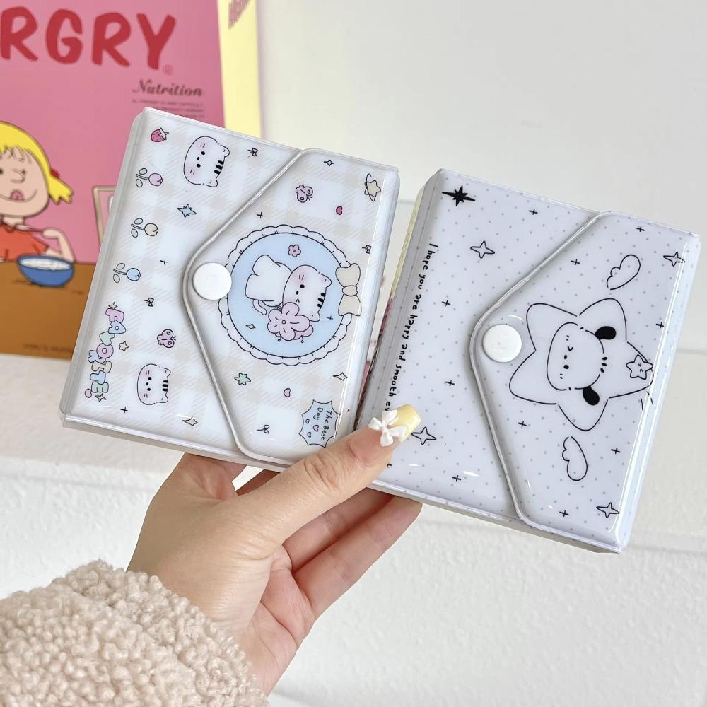 Cute Mini Card Book 3 Inch PVC Photo Album 32 Slots Idol Photo Card Holder