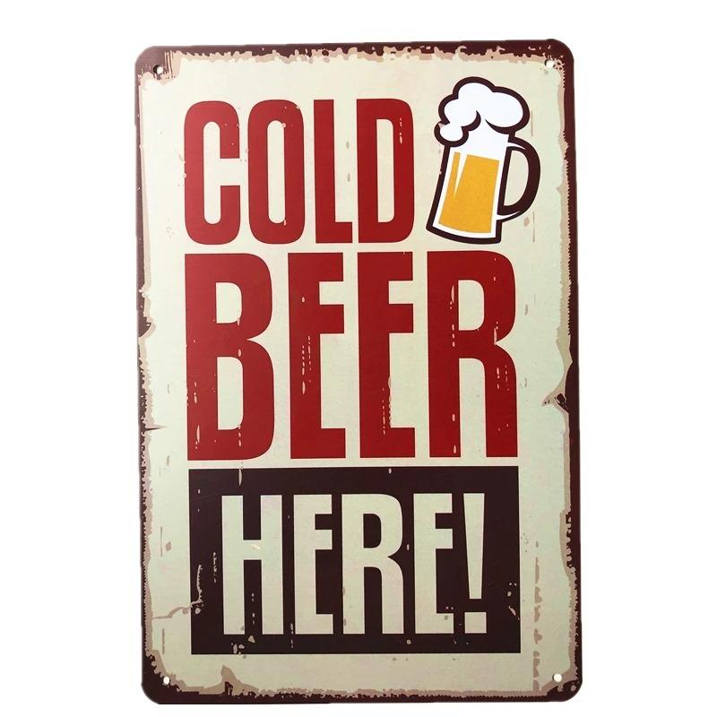Vintage Beer Cheers Metal Tin Signs Wall Decor Pub Bar Man Cave Club Restaurant Kitchen Crafts Plate Room Decoration