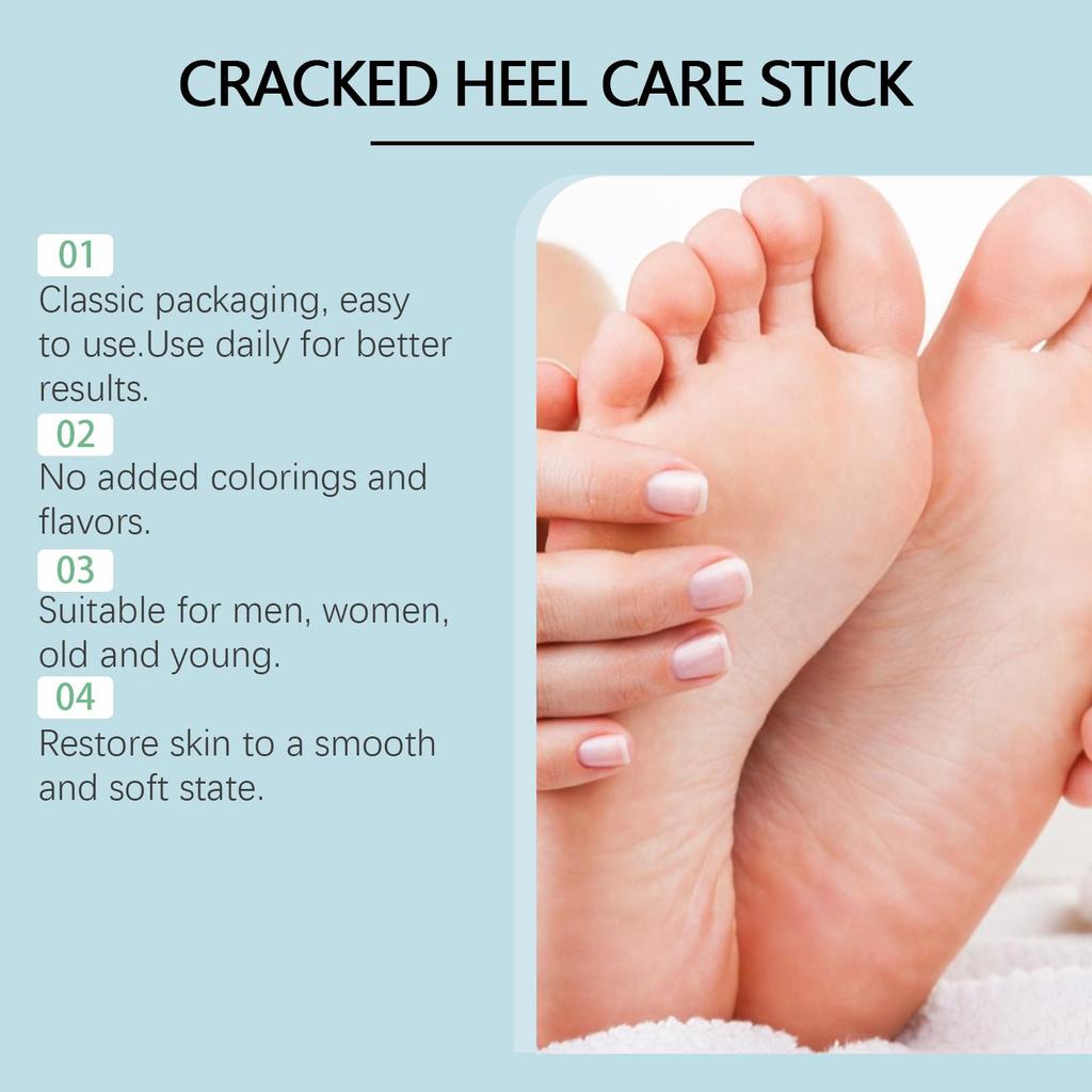 Jaysuing Foot Moisturizing Stick Hydrates and Moisturizes Relieves Dryness For Use On Feet 30g