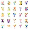 50 Beautiful Watercolor Series Of Various Cocktail Drinks Graffiti Stickers Waterproof Stickers