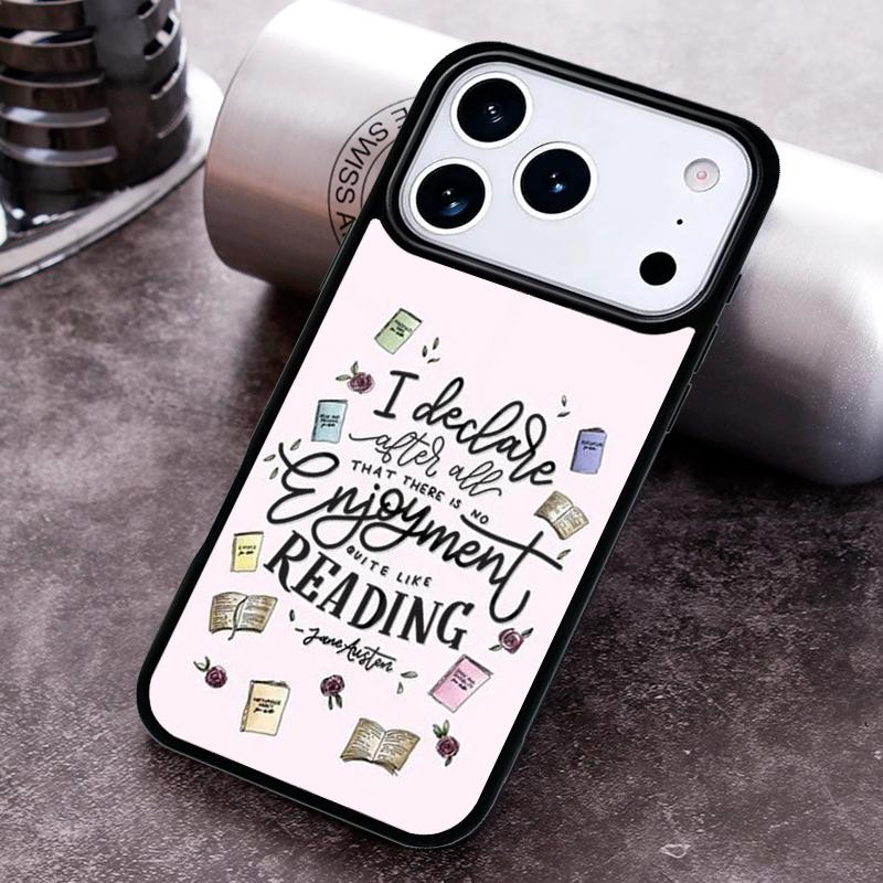Pride And Prejudice Jane Austen Phone Case for iPhone 17 16 15 Pro Max Air 14 13 12 11 Plus Shockproof Capa Cover