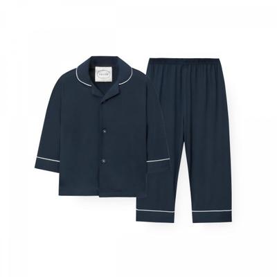Kids Pajama Set Long Sleeve Frida Navy D008