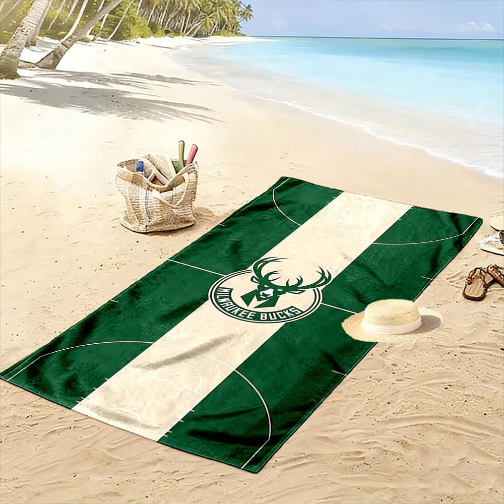 Majestic deer court vibes Print beach towel, quick drying, suitable for travel, outdoor sports, jogging, the beach and swimming, gift