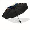 1pc Eagle Mandala Auto Open/close, All-Season Portable Folding Umbrella for Women & Men, Travel, Everyday, Formal Events - Compact Luxury Parasol, Out