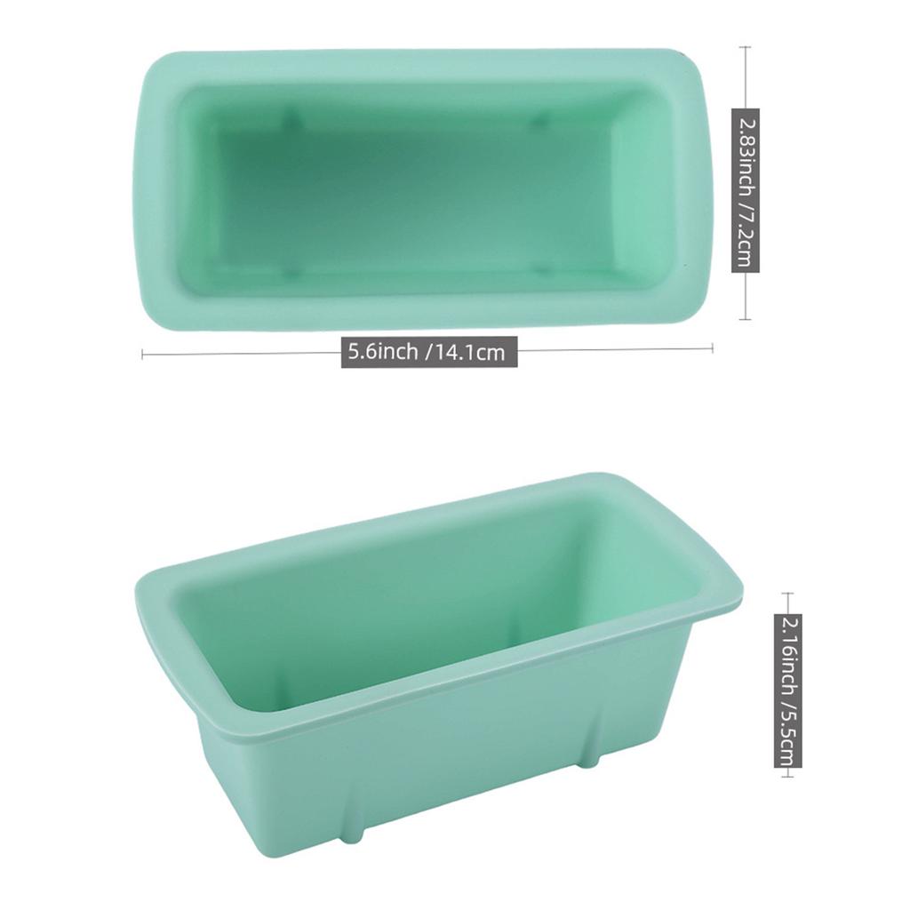 Molde Rectangular de Silicona para Pan de Molde Molde para Pastel Bandeja Grande para Hornear