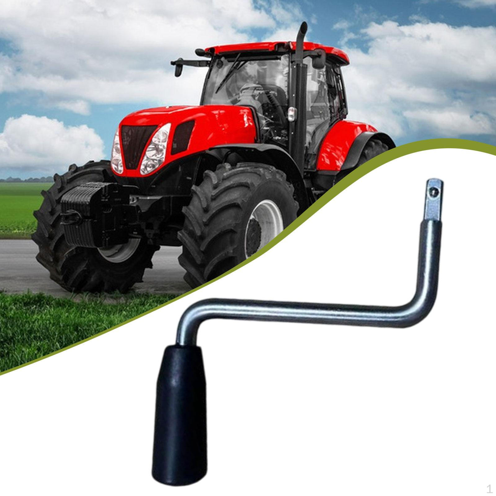 

Tractor Crank Handle Metal Hand Comfortable Grip Lightweight Ergonomic Replacement Easy