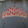 1pc Luxury Bridal Crystal Crown Zircon Wedding Tiara Hair Luxury Heirloom Headpiece for Bride Boho Photoshoot Royal Theme Events